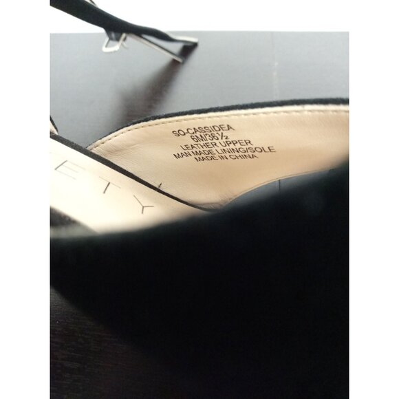 Sole Society Black Cassidea Kitten Heels Size 6M - Picture 7 of 8